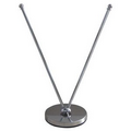 5.1-6.9" Metal Telescopic Flagpole for Two Flags